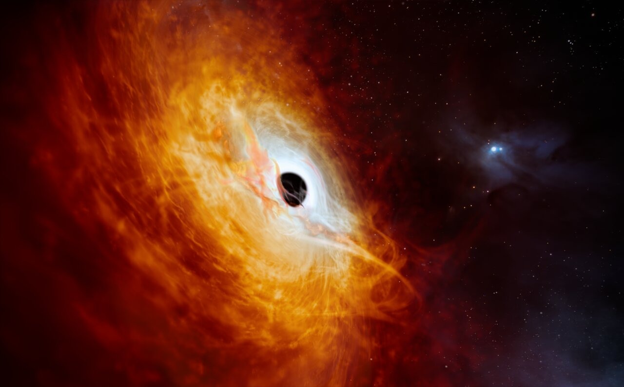 Astronomers For The First Time Have Measured The Spin Of A Supermassive Black Hole By Using Shredded Stars