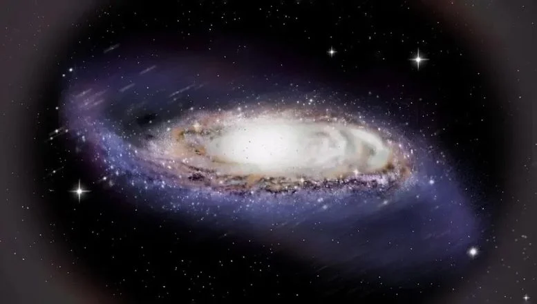 How do Cepheid stars help in mapping the Milky Way’s dark matter halo?